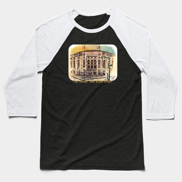 The House That Ruth Built Baseball T-Shirt by CraigMahoney